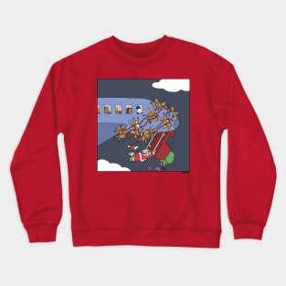 Santa sleigh Crewneck Sweatshirt